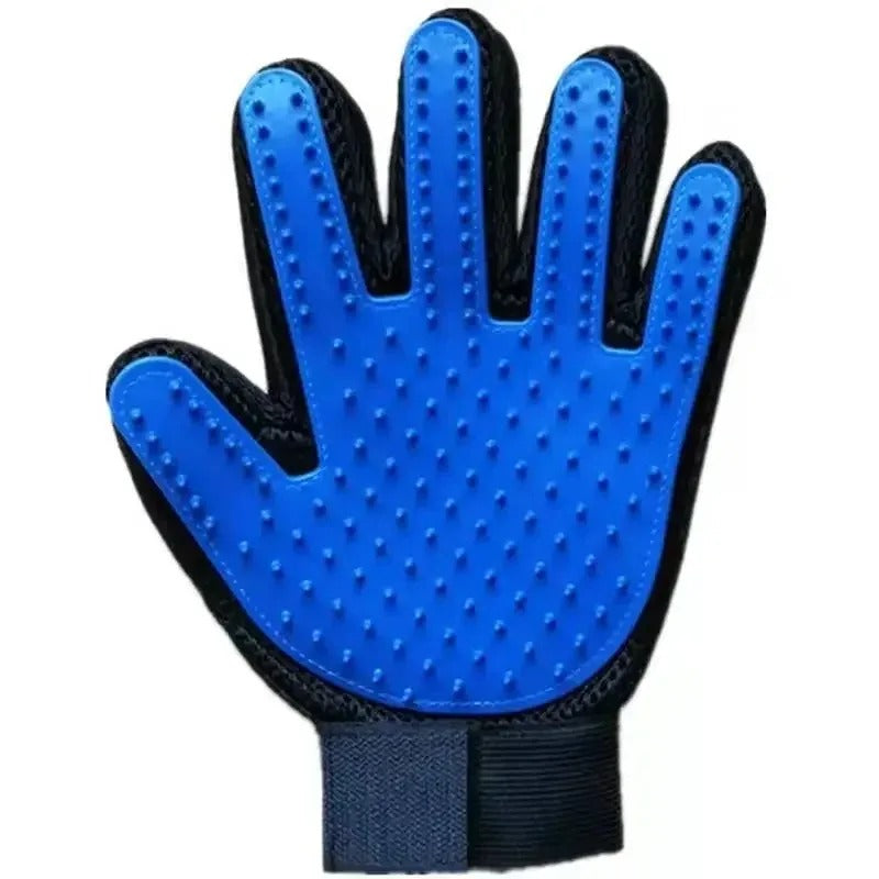 3pc Dog Cat Grooming & Hair Removal Kit Pet Deshedding Glove Massage Brush Lint Remover
