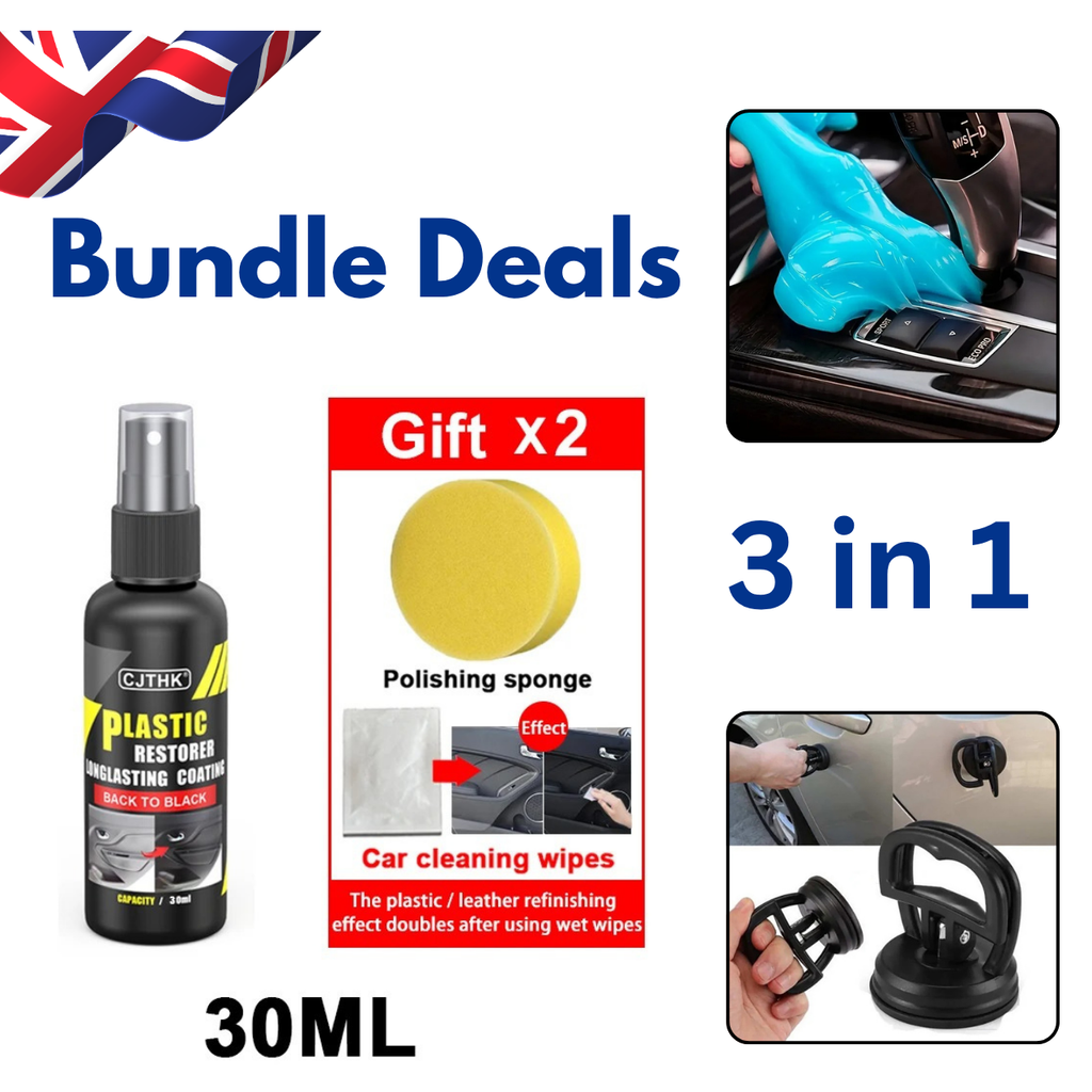3-in-1 Car Care &amp; Detailing Bundle
