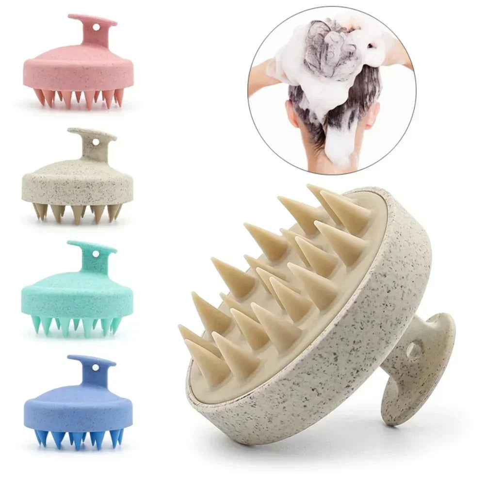 Silicone Scalp Massager Shampoo Brush